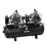 Компрессор "CATTANI" типа тандем трёхцилиндровый с осушителем для CAD/CAM, 400 В 